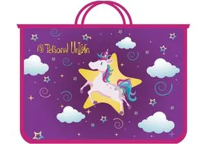 Портфель пластиковий COOLFORSCHOOL на блискавці My Unicorn CF30001-04