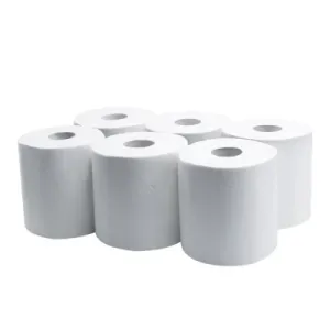 Полотенца Tischa Papier белые в рулоне MIDI целлюлоза 1 слой по 6 рул в пак P155, Полотенца