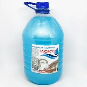 Жидкое мыло глицерин с антибак. добавкой, 5 л, Блюксис, 0152111, Мыло