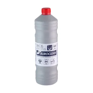 Жидкость для прочистки труб Buroclean 900 мл тип Крит 10700401, Моющие и чистящие средства