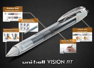 Роллер uni-ball VISION RT 0.6 мм UBN-176 Uni - Фото 4