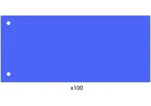 Розділювач листів ECONOMIX 240x105мм Economix пластик зелений 100 шт E30811-04, Роздільники