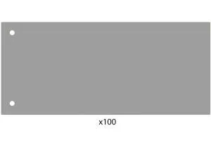 Розділювач листів ECONOMIX 240x105мм Economix пластик зелений 100 шт E30811-04, Роздільники - фото 2