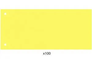 Розділювач листів ECONOMIX 240x105мм Economix пластик зелений 100 шт E30811-04, Роздільники - фото 3