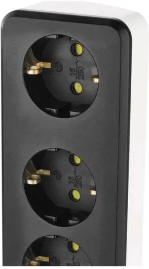 Умный сетевой удлинитель Emos 4 розетки 2 м 1,5 мм P1422SMUSB-A USB-C Wi-Fi P1422SM, Сетевые фильтры (удлинители) - фото 4