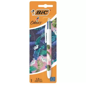 Ручка шариковая 4 в 1 BIC Colours Botanical bc503774