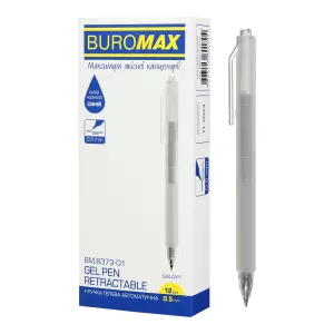 Ручка гелевая автоматическая Buromax GALAXY 0.5 мм BM.8373-01