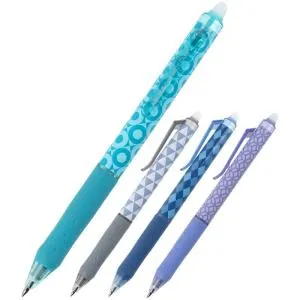 Ручка гелева AXENT автоматична пиши-стирай Correct Click синя AG1128-02-A, Гелеві