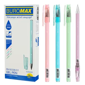 Ручка гелева Buromax ELEGANCE 0.5 мм BM.8338-01