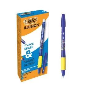 Ручка гелева BIC Gel-ocity Illusion синя bc516518