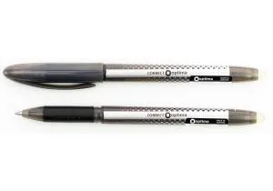 Ручка гелева OPTIMA CORRECT 0,5 мм що самостирається пише синім O15744, Гелеві