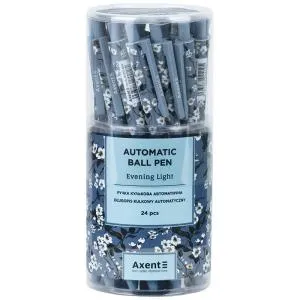 Ручка кулькова автоматична AXENT синя AB1092 - Фото 4