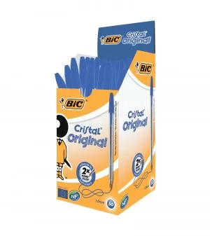 Ручка шариковая Cristal 50 шт без ШК на ручке BIC bc83736 - Фото 3