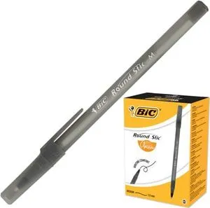 Ручка шариковая Round Stic, черный BIC bc9205681