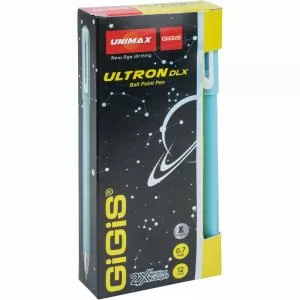 Ручка кулькова Ultron DLX 2х синя Unimax UX-149-02 - Фото 1