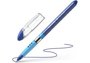 Ручка масляная SCHNEIDER SLIDER тонкая синяя S15100, Ручки масляные - фото 8