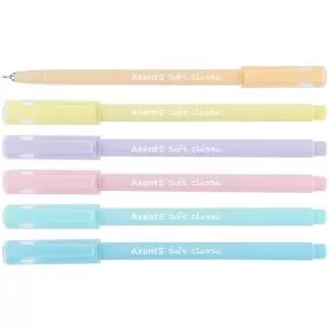 Ручка масляная синяя 0.7мм Axent Soft Pastel AB1102-02-A - Фото 1