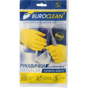 Перчатки хозяйственные Buroclean размер S 10200300, Перчатки