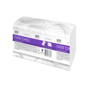 Полотенца целлюлозные PRO SERVICE Comfort V-сложение 200 шт 2 слой белые pr33700119, Полотенца
