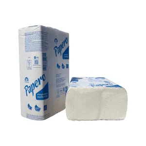 Полотенца целлюлозные Papero листовые 2 слоя 225х220 мм 200шт RN007 Узкие 20 50977, Полотенца