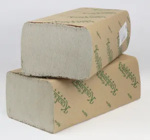 Рушники Кохавинка паперові макулатурні Z-подібні 23х22 см 200 аркушів сірий kx.50767, Рушники