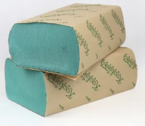 Полотенца Кохавинка бумажная макулатурная Z-образная 23х22 см 200 листов зеленый kx.50750, Рушники