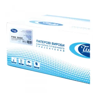 Полотенца Tischa Papier в пачке BASIC зеленые 1-слой Z-скл 21,0х22,7см 25 пач в ящ P402, Одноразовые полотенца - фото 1