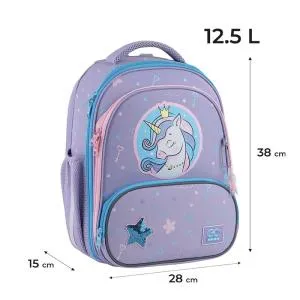 Рюкзак GoPack Education каркасный 597M-3 Fairytale Unicorn GO25-597M-3, Рюкзаки - фото 18
