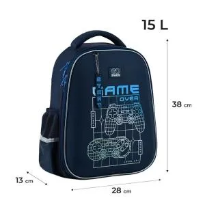 Рюкзак GoPack Education полукаркасный 165M Level Up GO25-165M-7, Рюкзаки - фото 88
