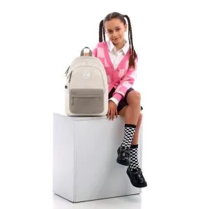 Рюкзак GoPack Education Teens 141L бежевый коричневый GO26-141L-1, Рюкзаки - фото 2