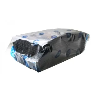 Салфетки Tischa Papier 2 слоя черные 25x23,6 тишина по 15 ящ C104, Бумажные одноразовые салфетки - фото 1