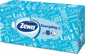 Салфетки 20*21 2 шар Zewa Everyday 100шт брикет 0126942