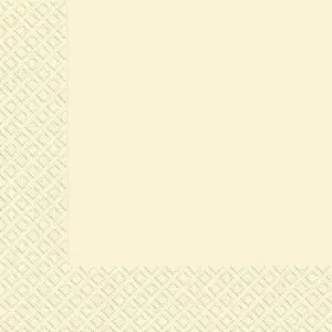 Салфетки Эконом кремовые, 3 слоя, 33х33 см, 20 шт, Марго, 0126310_1, Салфетки