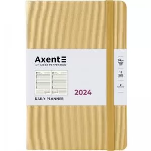 Щоденник датований 2024 Partner Lines A5 пісочний AXENT 8815-24-53-A