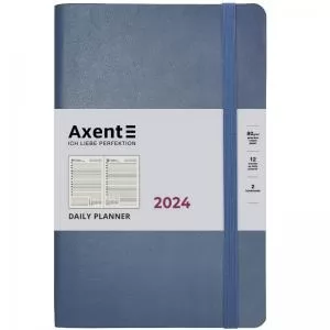 Щоденник датований 2024 Partner Soft Earth Colors A5 синій AXENT 8820-24-02-A