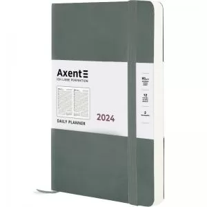 Щоденник датований 2024 Partner Soft Earth Colors A5 зелений AXENT 8820-24-04-A - Фото 1