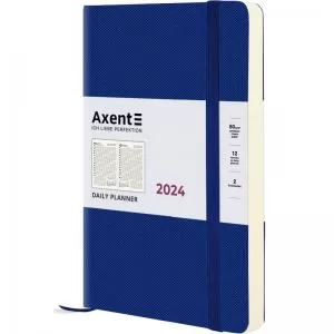 Щоденник датований 2024 Partner Soft Diamond A5 синій AXENT 8818-24-02-A - Фото 1