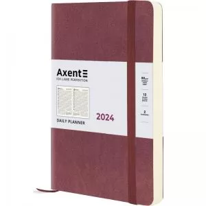 Щоденник датований 2024 Partner Soft Nuba A5 сливовий AXENT 8817-24-58-A - Фото 1