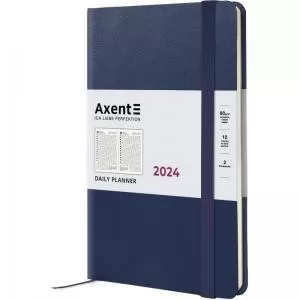 Щоденник датований 2024 Partner Strong A5 синій AXENT 8819-24-02-A - Фото 1