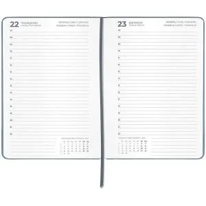 Ежедневник 2027 AXENT Classic Milano 145х210слп/т 8845-27, Ежедневники датированные - фото 3