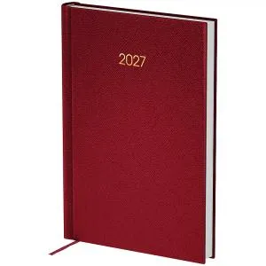 Ежедневник 2027 Classic Style 145x210 с/т бордовый 8840-27-3-A, Ежедневники датированные - фото 2