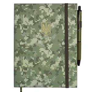 Ежедневник датированный 2026 A5 Buromax MILITARY BM.21134 - Фото