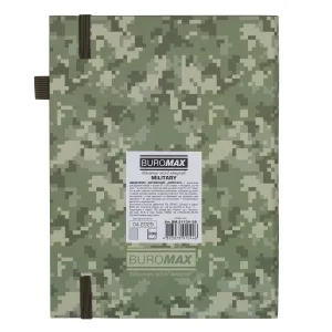Ежедневник датированный 2026 A5 Buromax MILITARY BM.21134 - Фото 1
