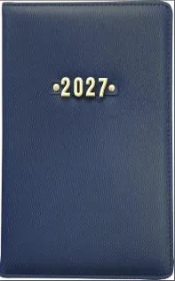 Ежедневник датированный 2027 A5 FORM BM.21181 синий искусственная кожа/поролон, Ежедневники датированные