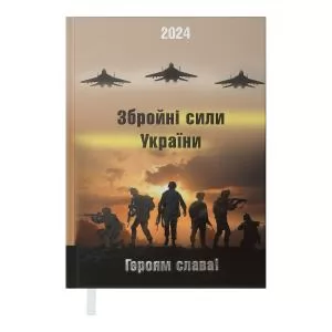 Щоденник датований 2024 HEROES A5 світло-коричневий Buromax BM.2189-18