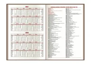 Щоденник датований ECONOMIX 2027 КЛІТИНА чорний А5 E21609-01, Щоденники датовані - фото 4