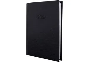 Ежедневник датированный А5 2027 Optima СТИЛЬ темно-серый E21636-56, Ежедневники датированные