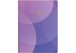 Ежедневник датированный А5 2027 ECONOMIX фиолетовый E21857, Ежедневники датированные