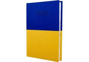 Ежедневник датированный А5 Optima VIVELLA желто-голубой O26115-98, Ежедневники датированные