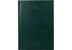Ежедневник датированный А5 BASIC ECONOMIX зеленый E21813-04, Ежедневники датированные